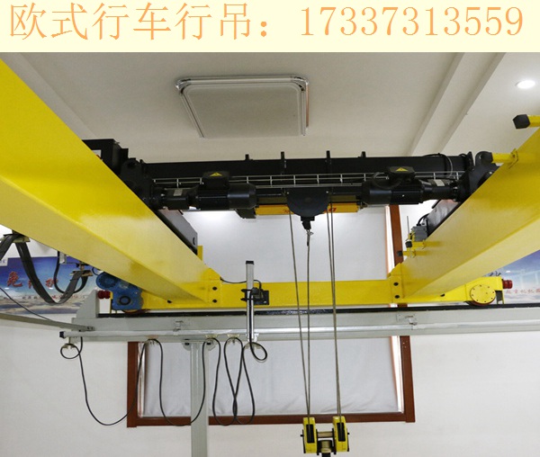 甘肅酒泉歐式行車廠家為客戶提供服務